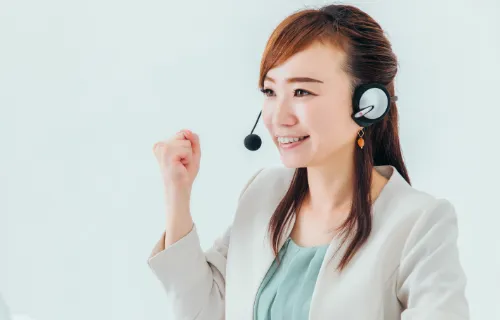 オペレーターの女性